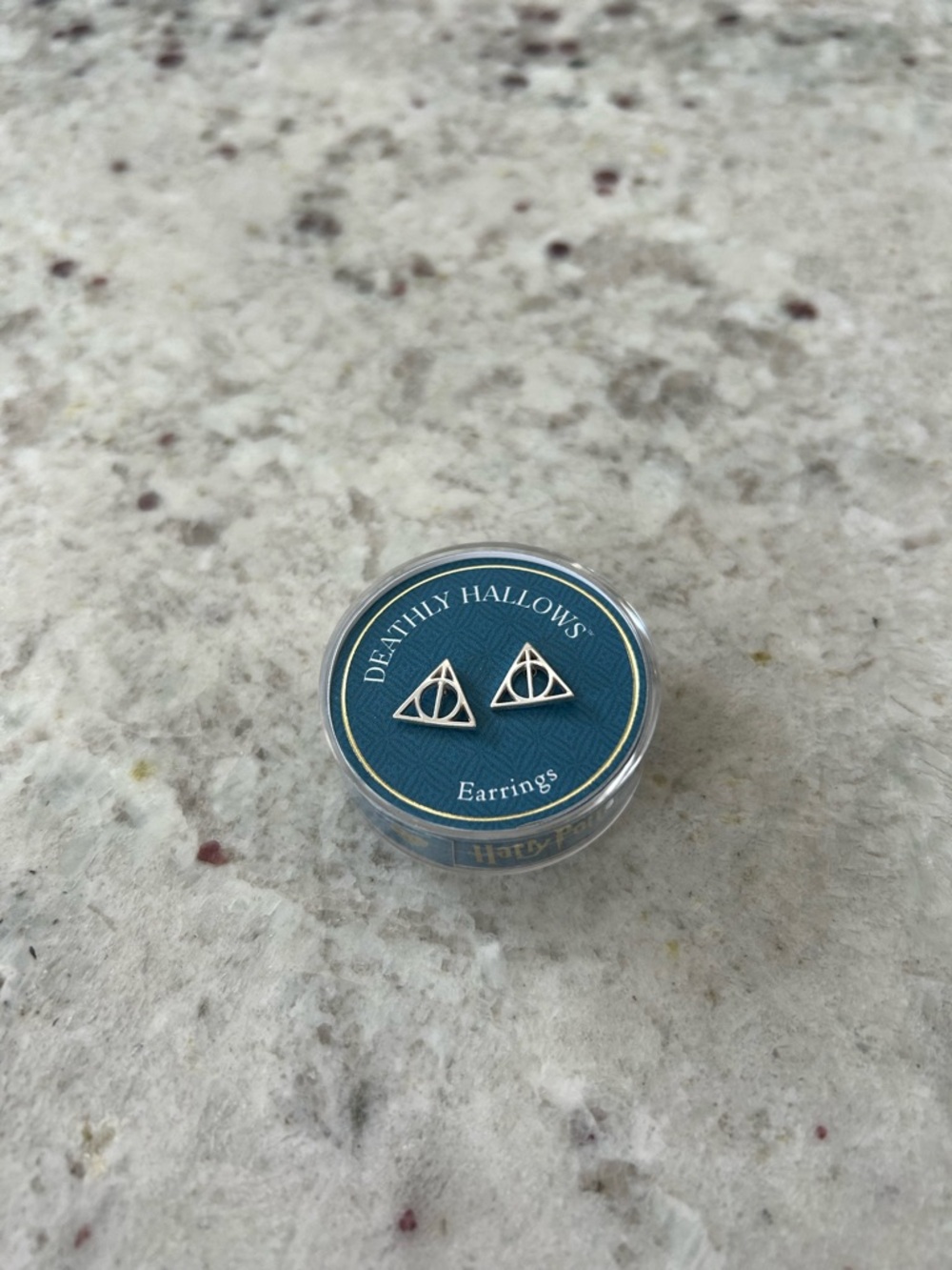 Deathly Hallows Silver Stud Earrings